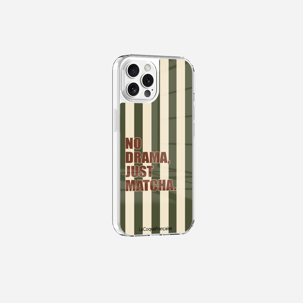 Coque Sans Anneaux Imprimee No Drama Just Matcha - 21