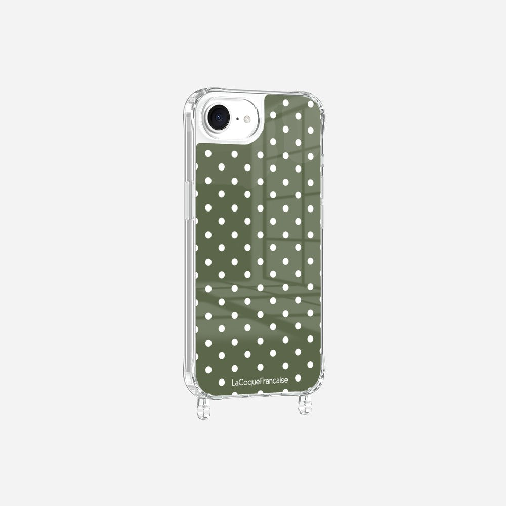 Coque Anneaux Imprimee Pois Kaki - 2