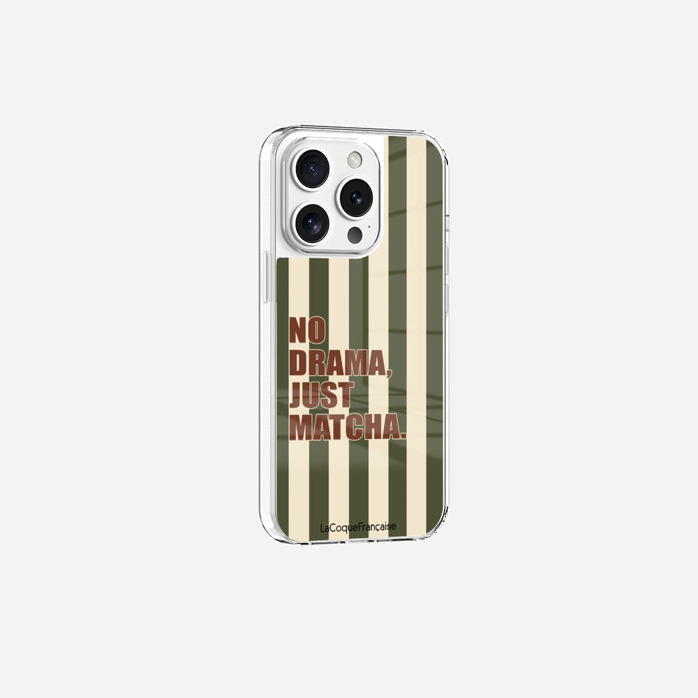 Coque Sans Anneaux Imprimee No Drama Just Matcha - 14
