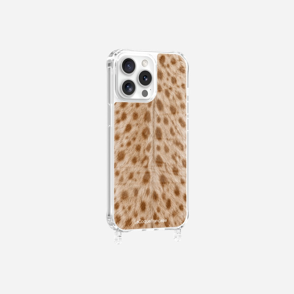 Coque Anneaux Imprimee Tachete Beige - 9