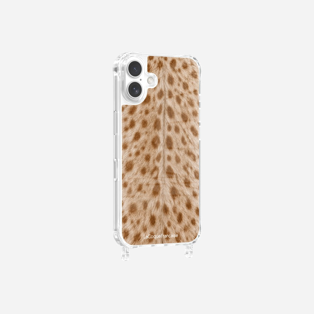 Coque Anneaux Imprimee Tachete Beige - 7