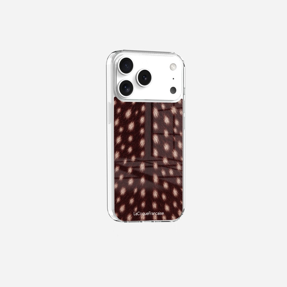 Coque Sans Anneaux Imprimee Tachete Bordeaux - 22