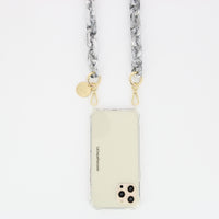 Chaine Longue Emmy Gris 120 cm