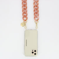 Chaine Longue Alice Rose 120 cm