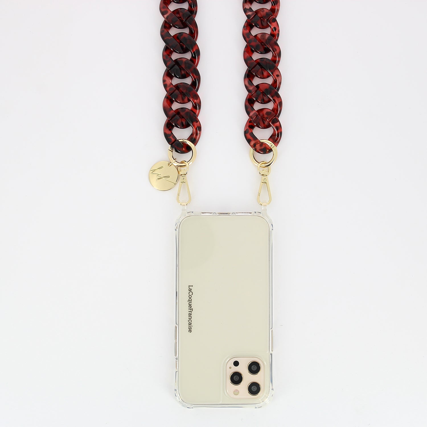 Chaine Longue Alice Rouge 120 cm