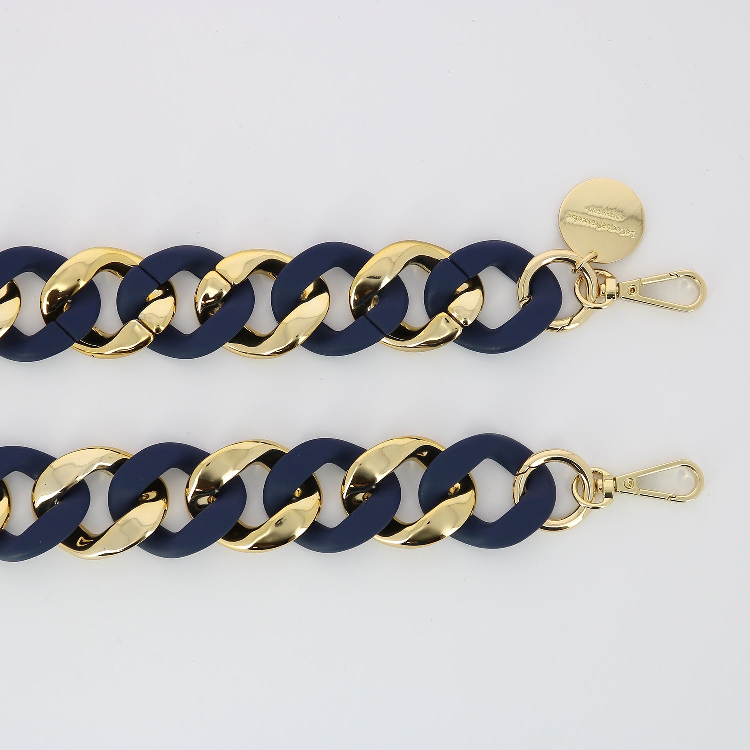 Chaine Longue Alice Bleu 120 cm