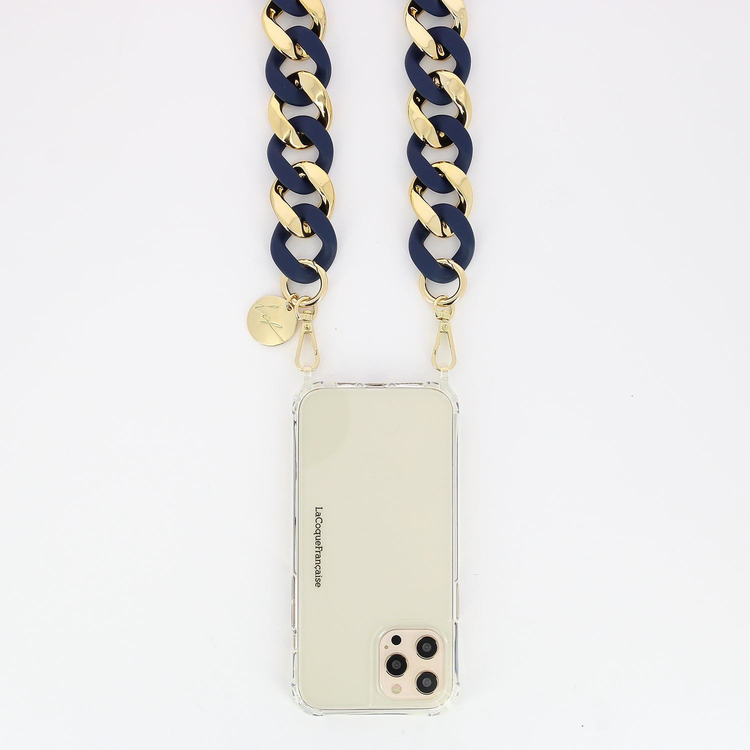 Chaine Longue Alice Bleu 120 cm