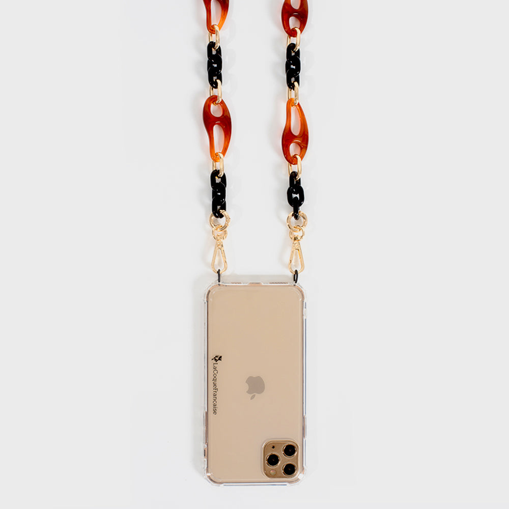 Chaine Longue Anna Rouge 120 cm