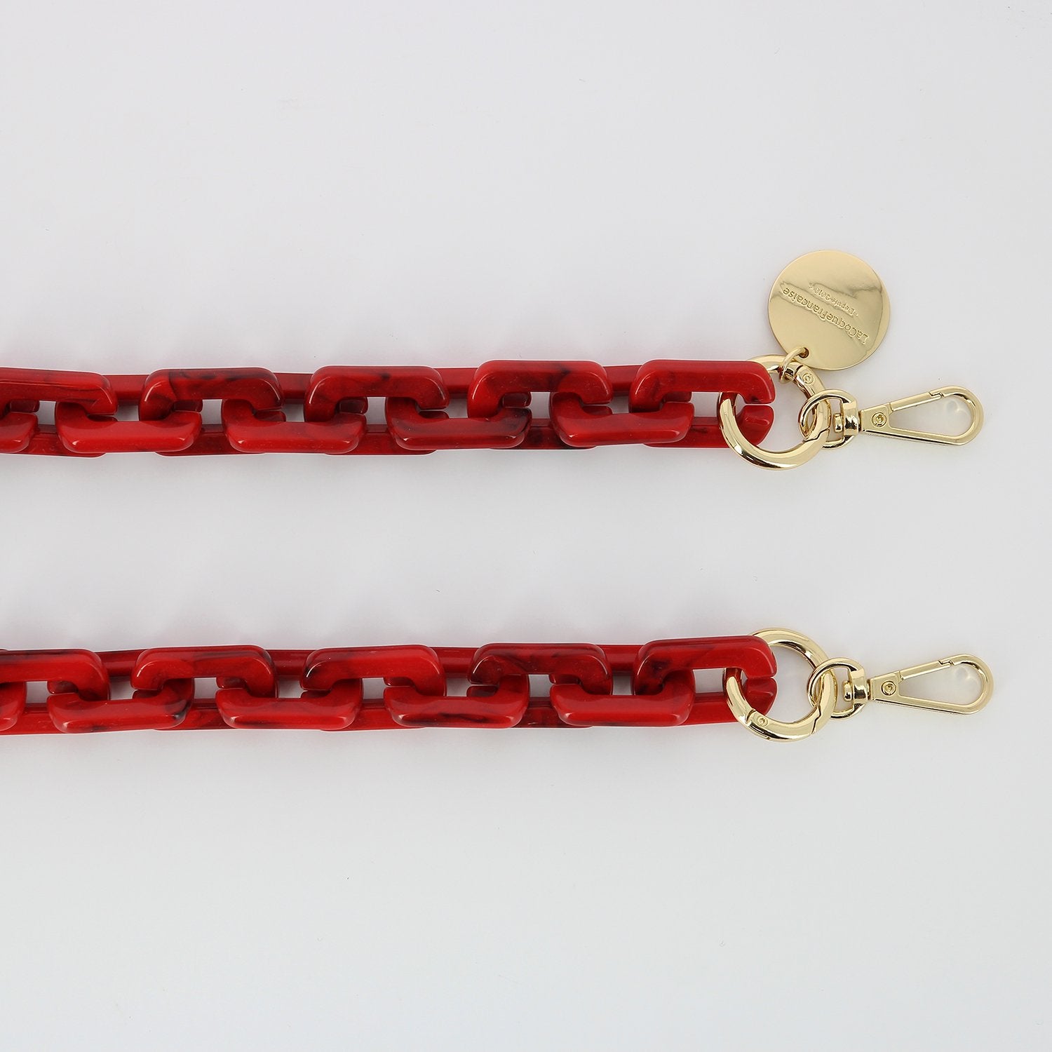 Chaine Longue Emmy Rouge 120 cm