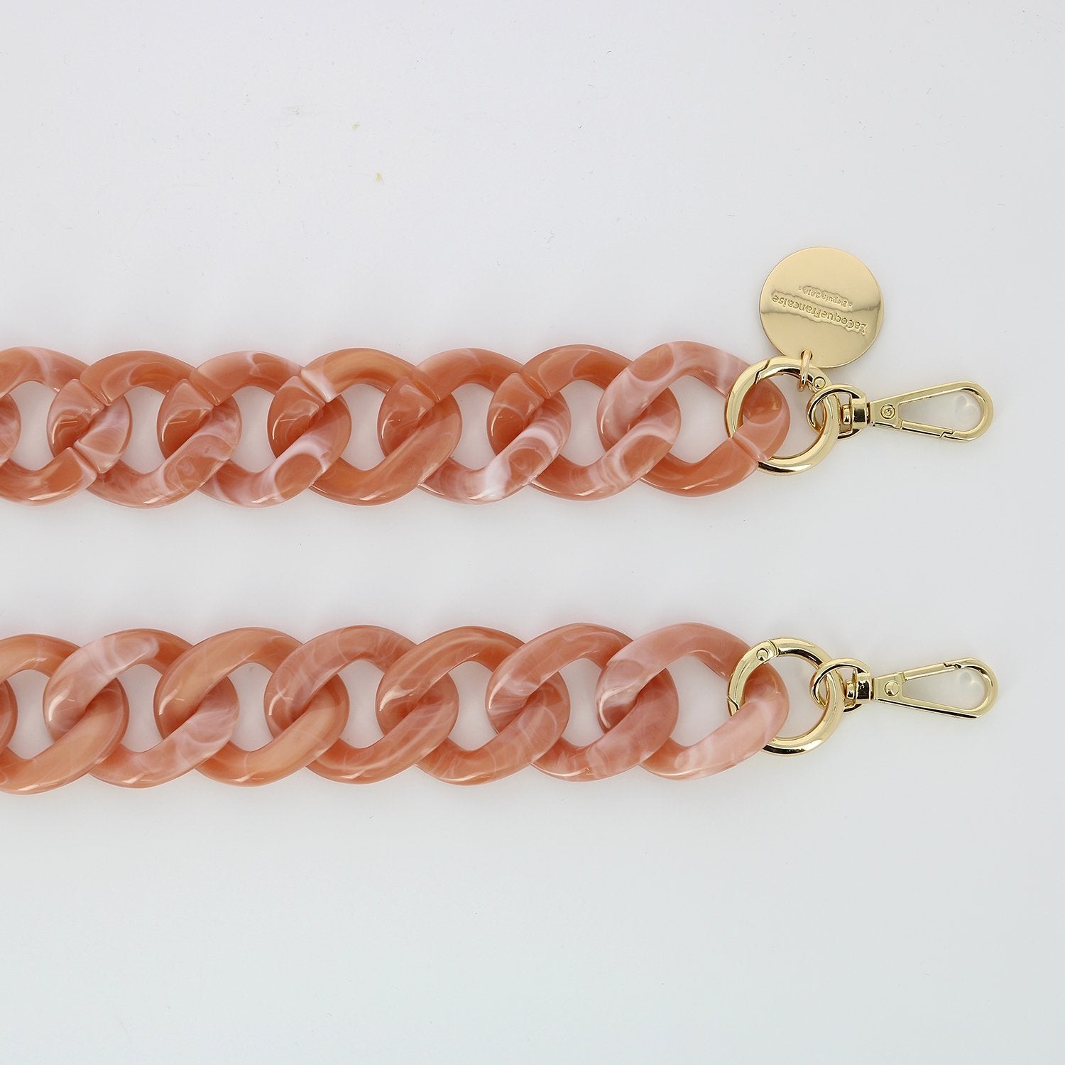 Chaine Longue Alice Rose 120 cm