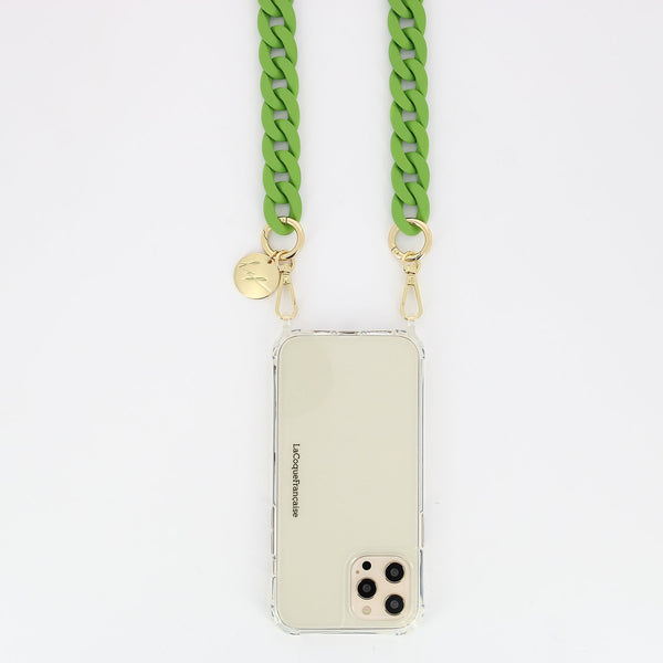 Chaine Longue Sarah Vert 120 cm
