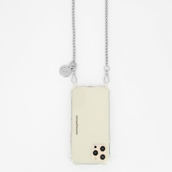 Chaine Longue Aina Argent 120 cm