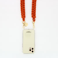 Chaine Longue James Orange 120 cm