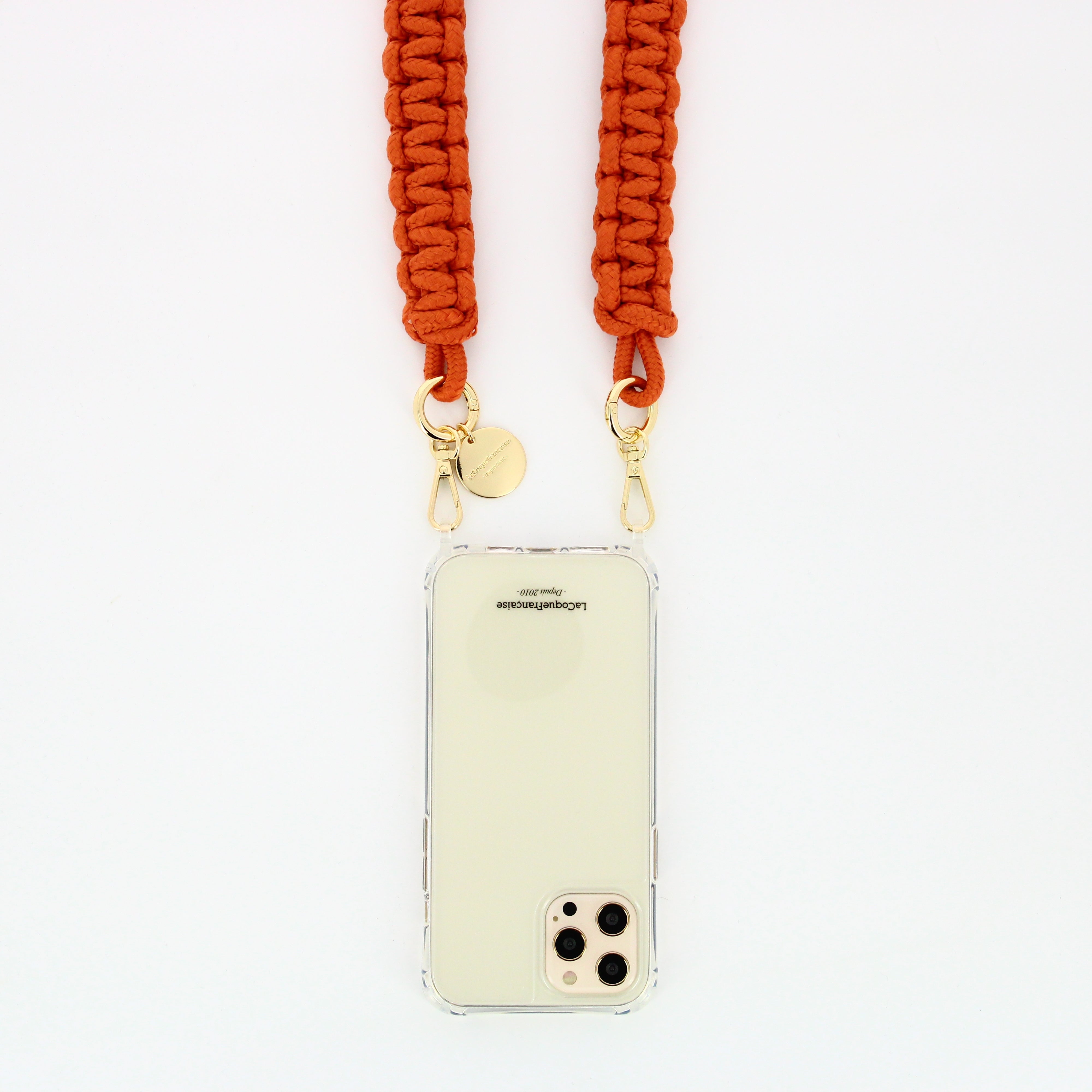 Chaine Longue James Orange 120 cm