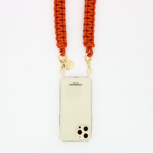 Chaine Longue James Orange 120 cm