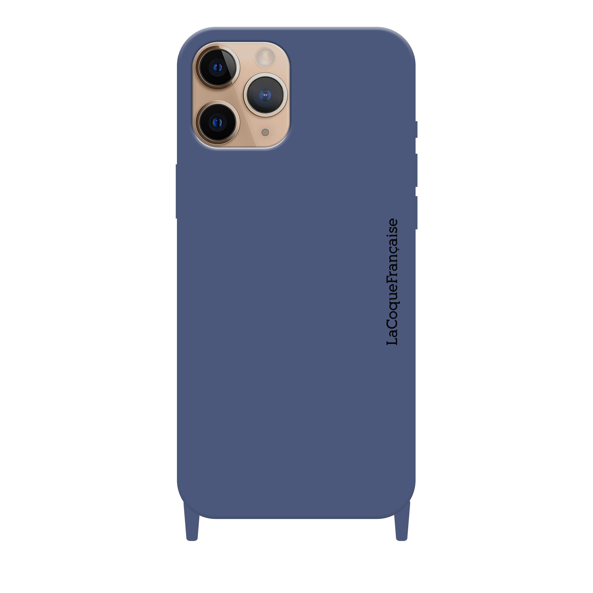 Coque Anneaux Soft Touch Bleu - 40