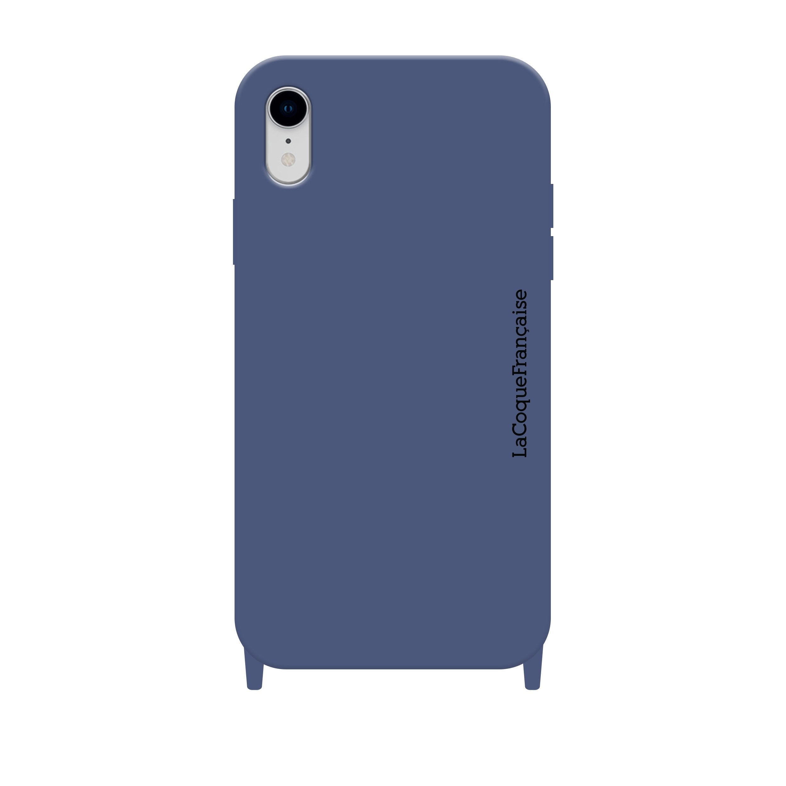 Coque Anneaux Soft Touch Bleu - 46