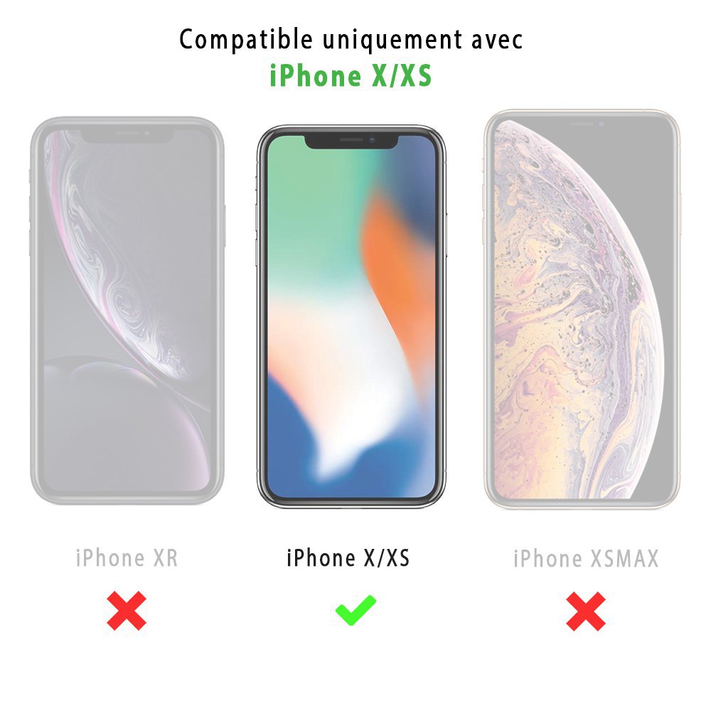 Coque Anneaux Soft Touch Bleu - 45