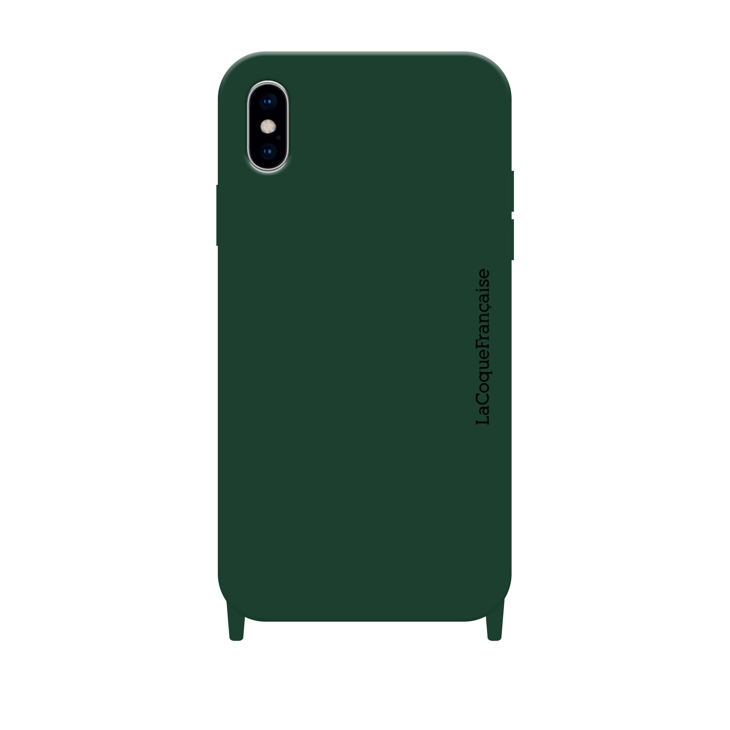 Coque Anneaux Soft Touch Vert - 39