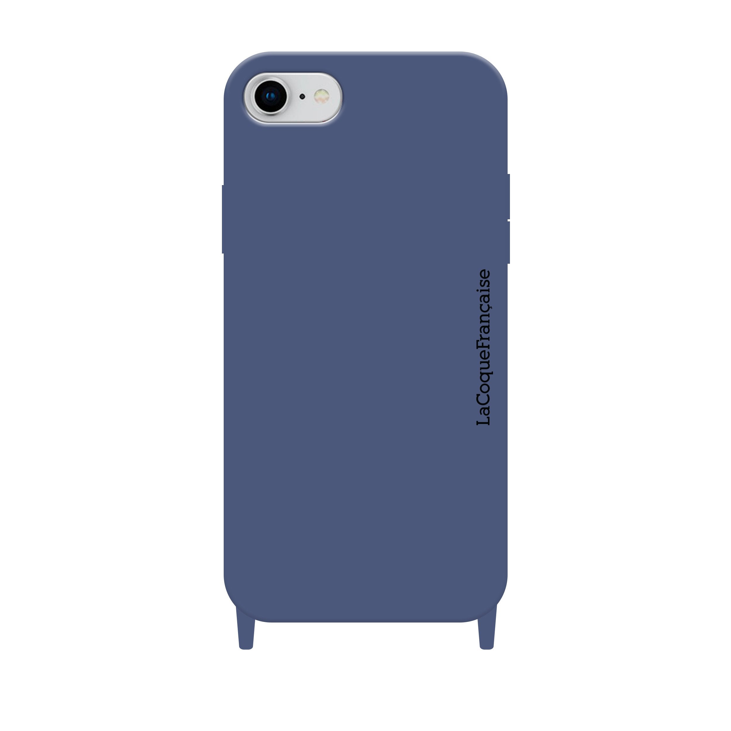 Coque Anneaux Soft Touch Bleu - 49