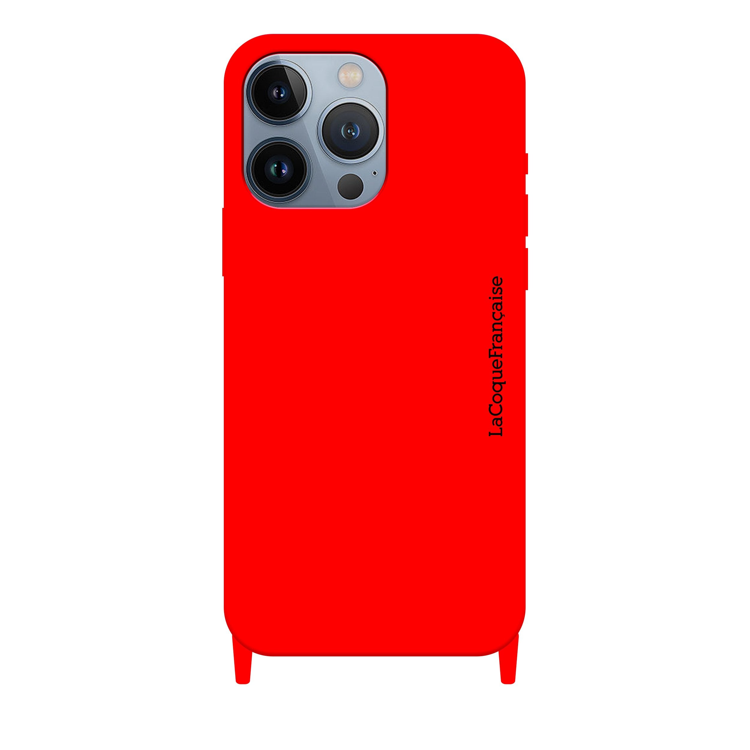 Coque Anneau Soft Touch Orange