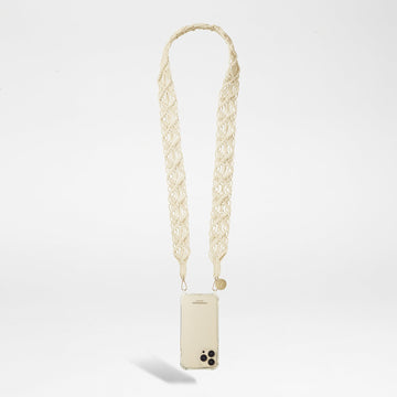 Chaine Longue Eve Beige 120 cm