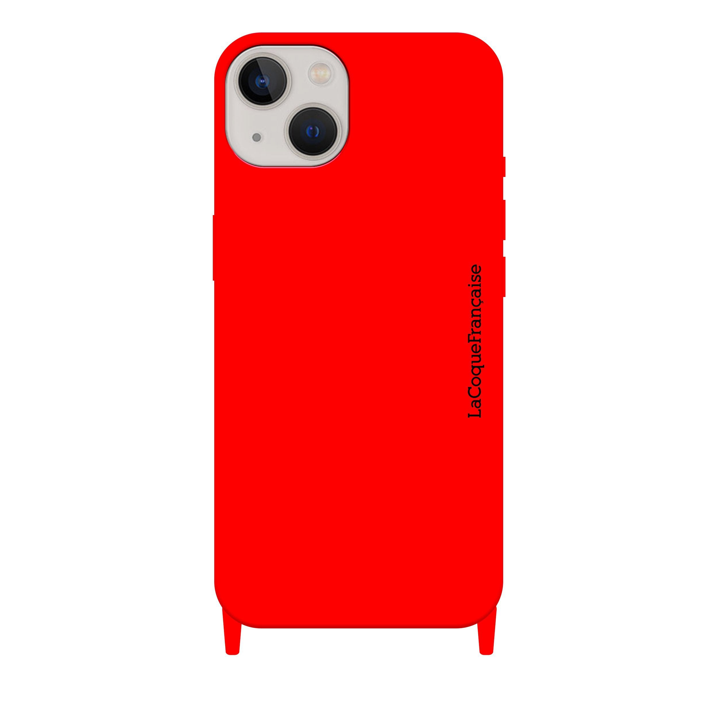 Coque Anneau Soft Touch Orange