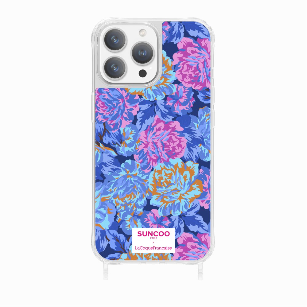 Ring Case Printed Ring Blue Flowers