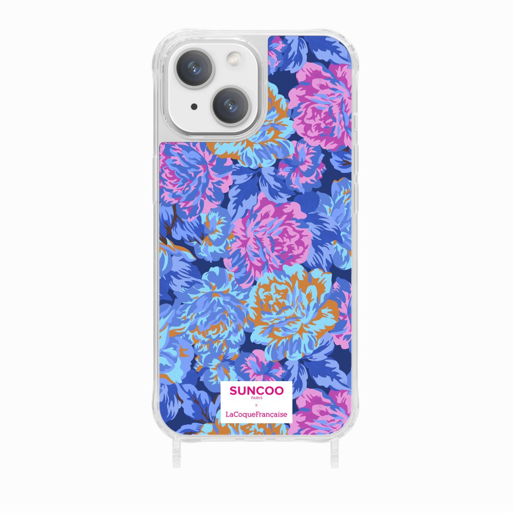Ring Case Printed Ring Blue Flowers