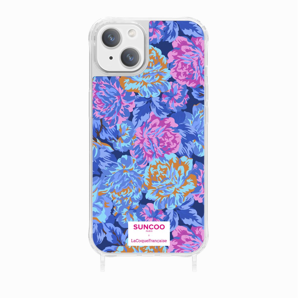 Ring Case Printed Ring Blue Flowers