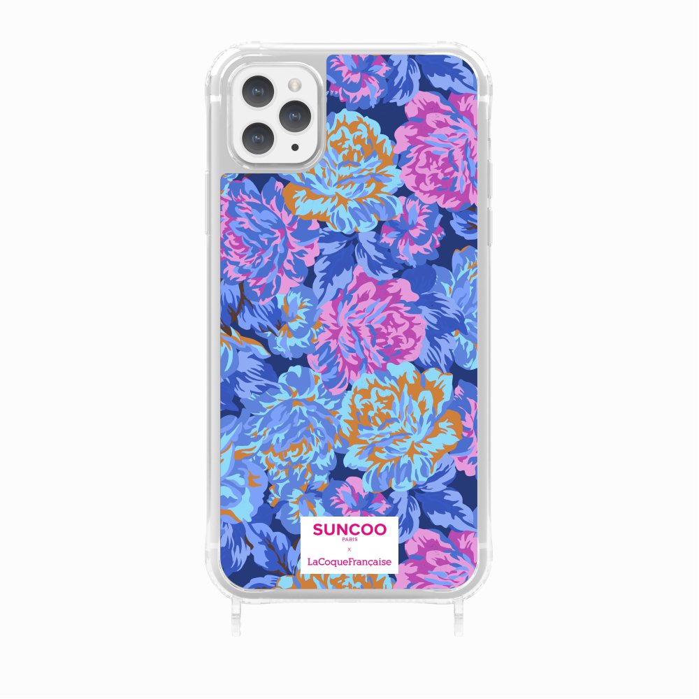 Ring Case Printed Ring Blue Flowers