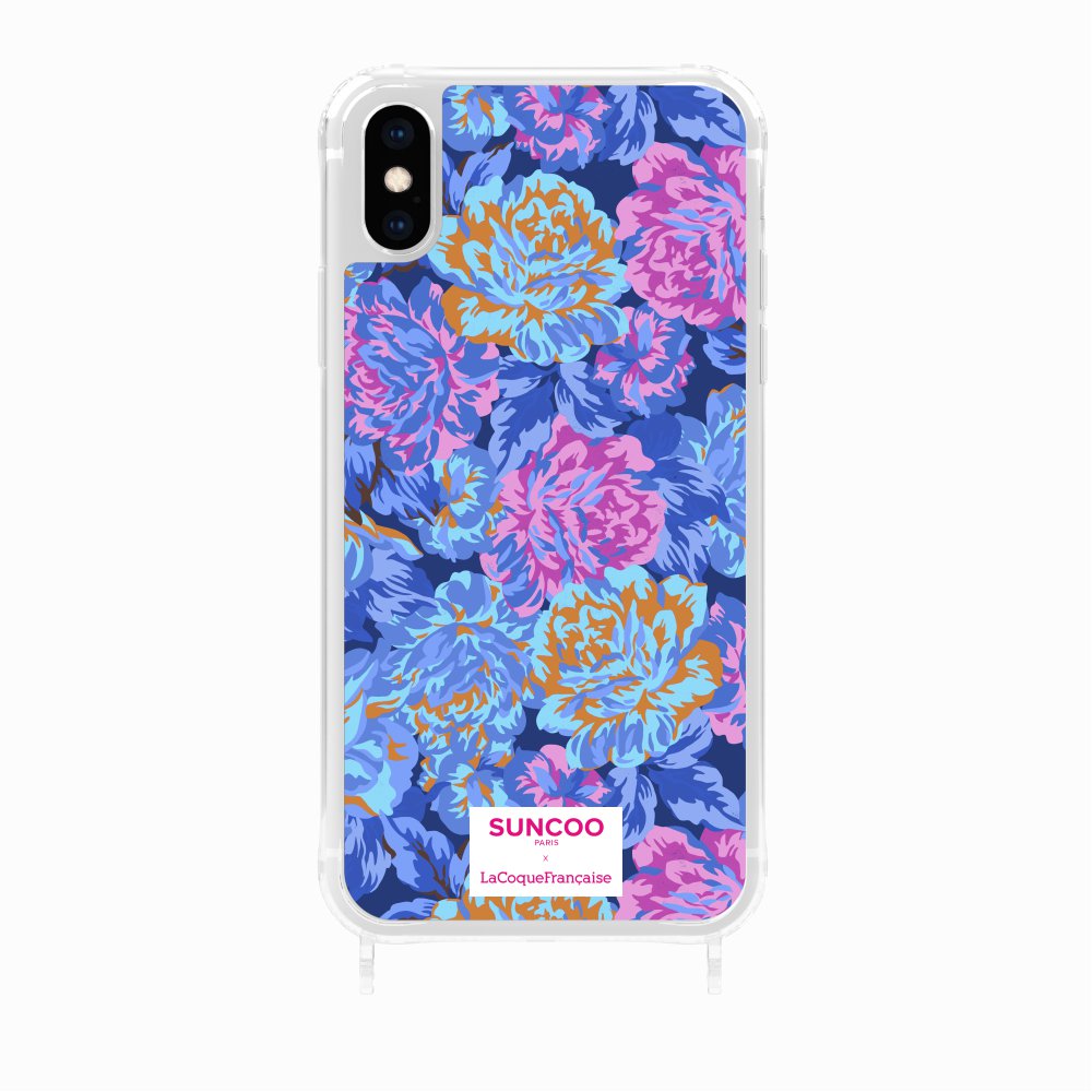 Ring Case Printed Ring Blue Flowers