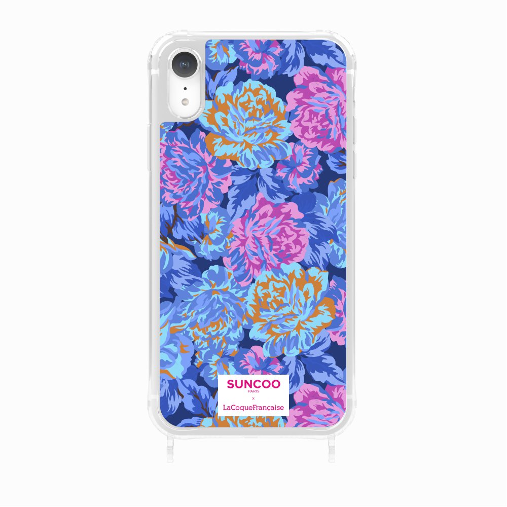 Ring Case Printed Ring Blue Flowers