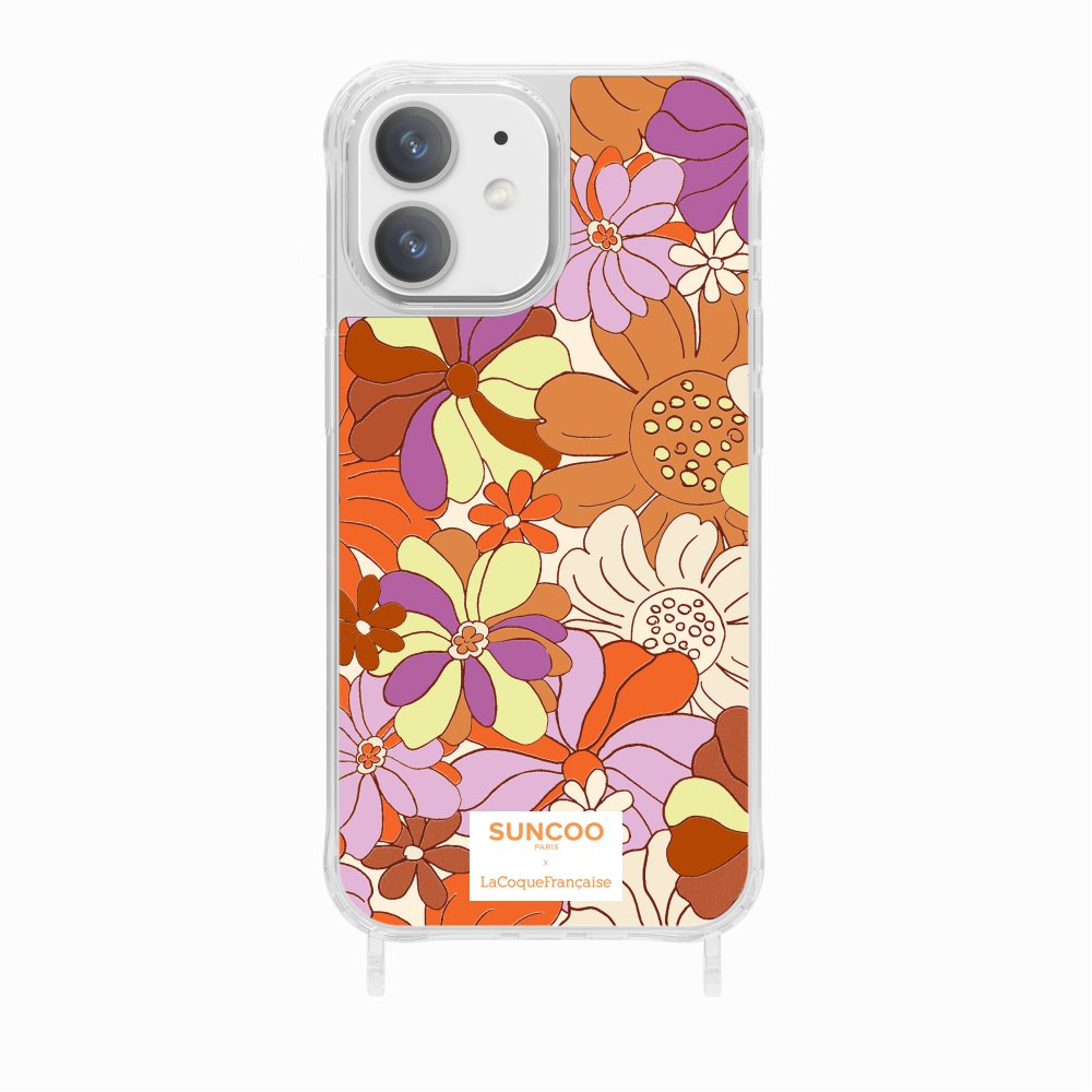 Ring Case Printed Orange Flowers Ring