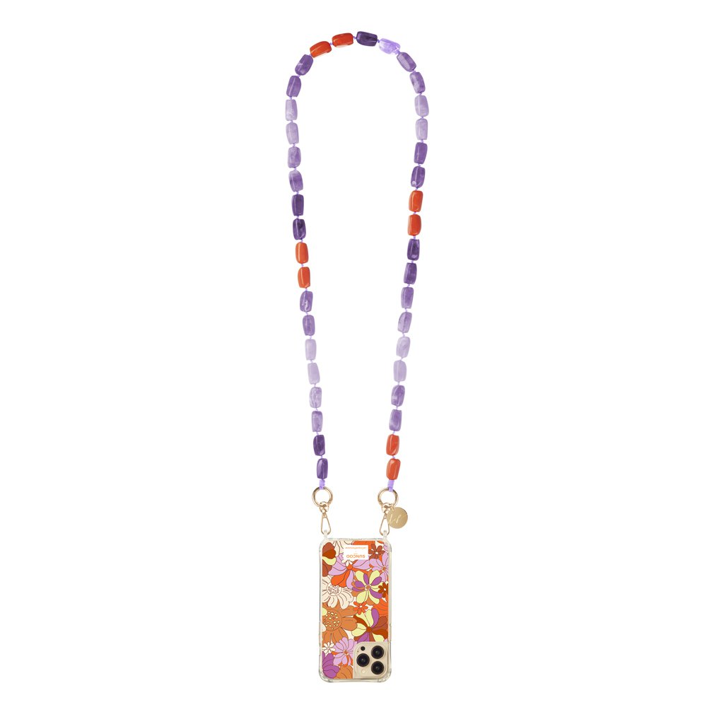 Ring Case Printed Orange Flowers Ring