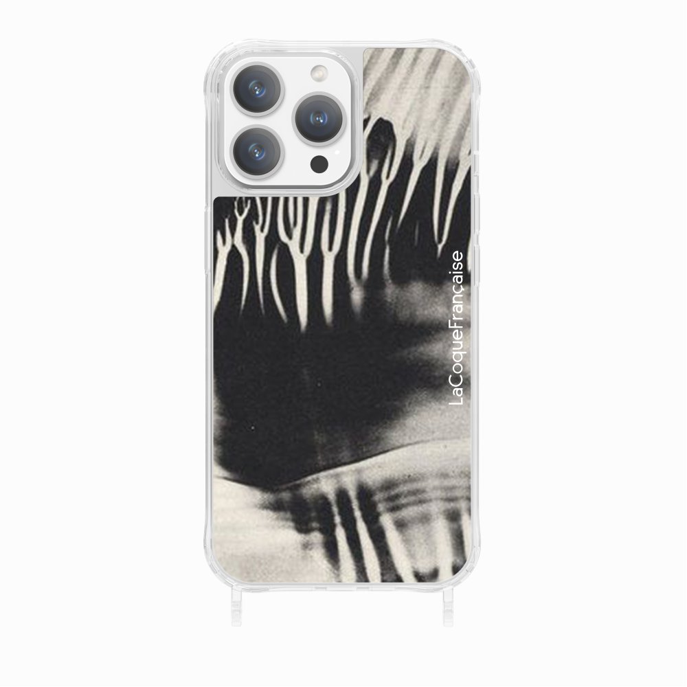 Coque Anneaux Imprimee Black Abstract