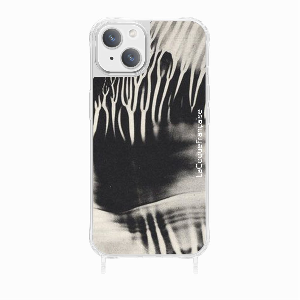 Coque Anneaux Imprimee Black Abstract