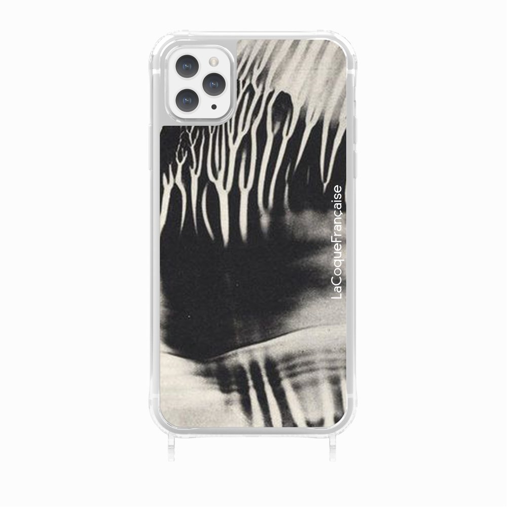 Coque Anneaux Imprimee Black Abstract