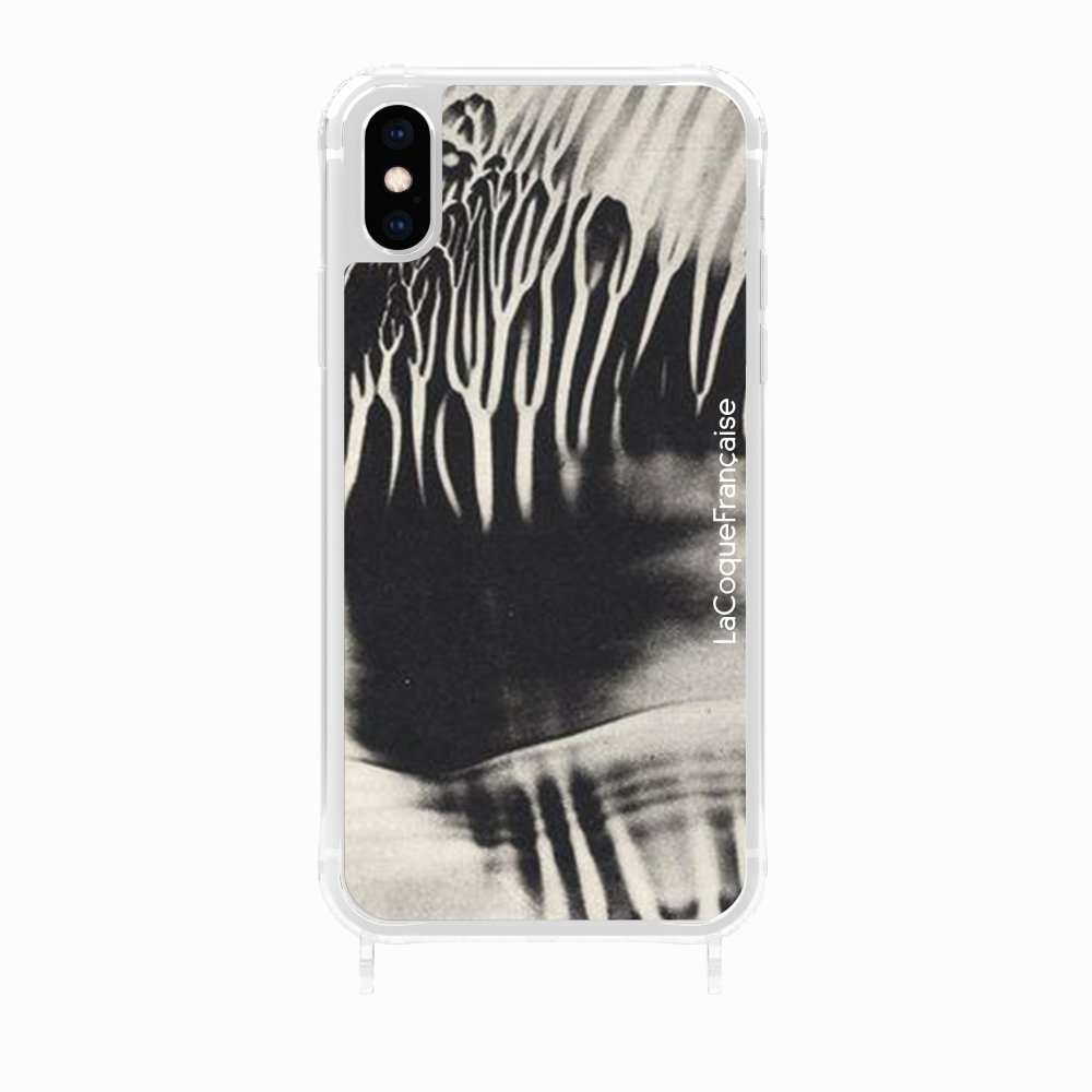 Coque Anneaux Imprimee Black Abstract