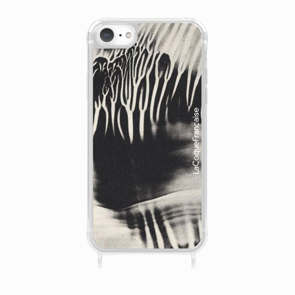 Black Abstract Printed Ring Case