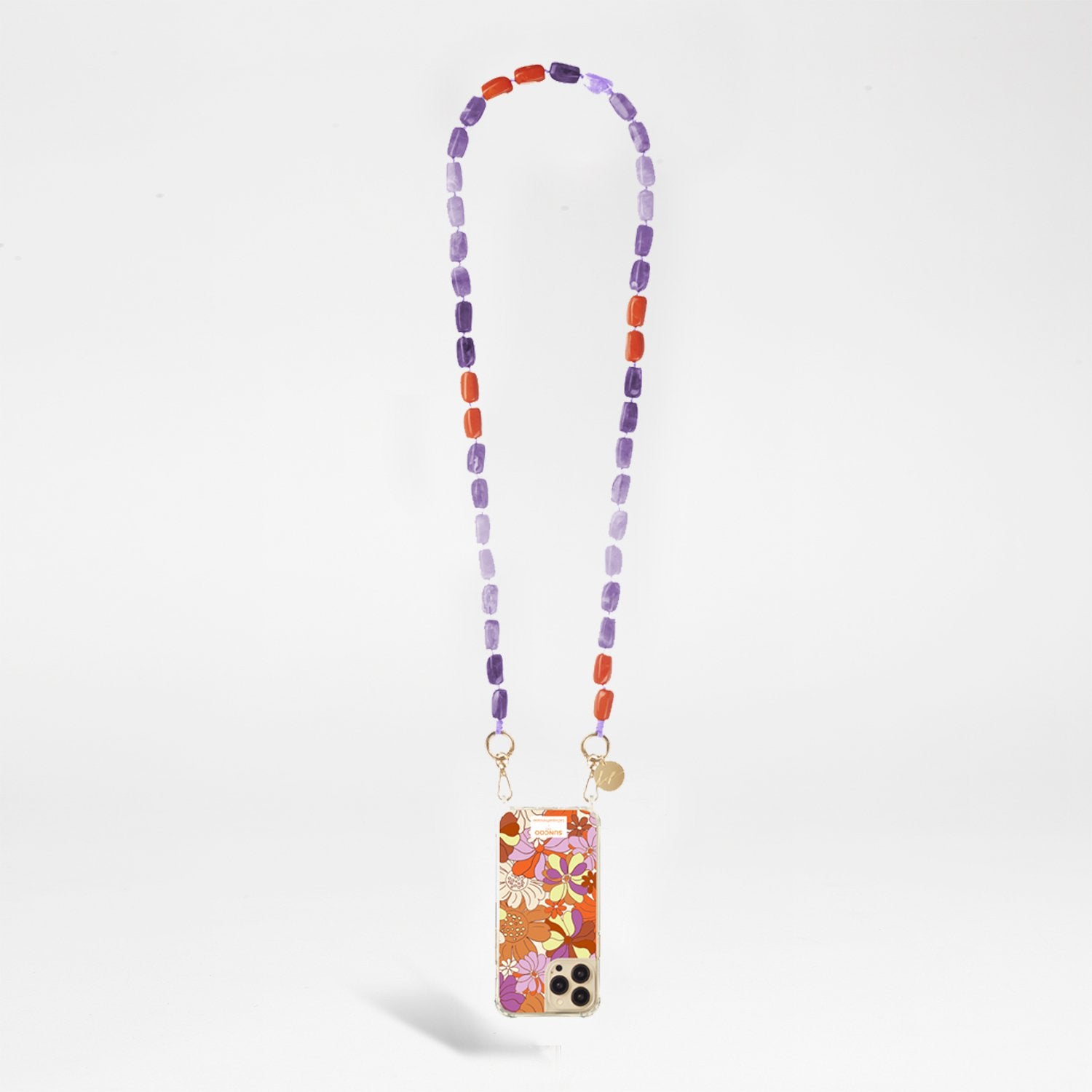 Long Talia Purple Chain 120 cm