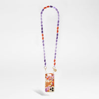 Long Talia Purple Chain 120 cm