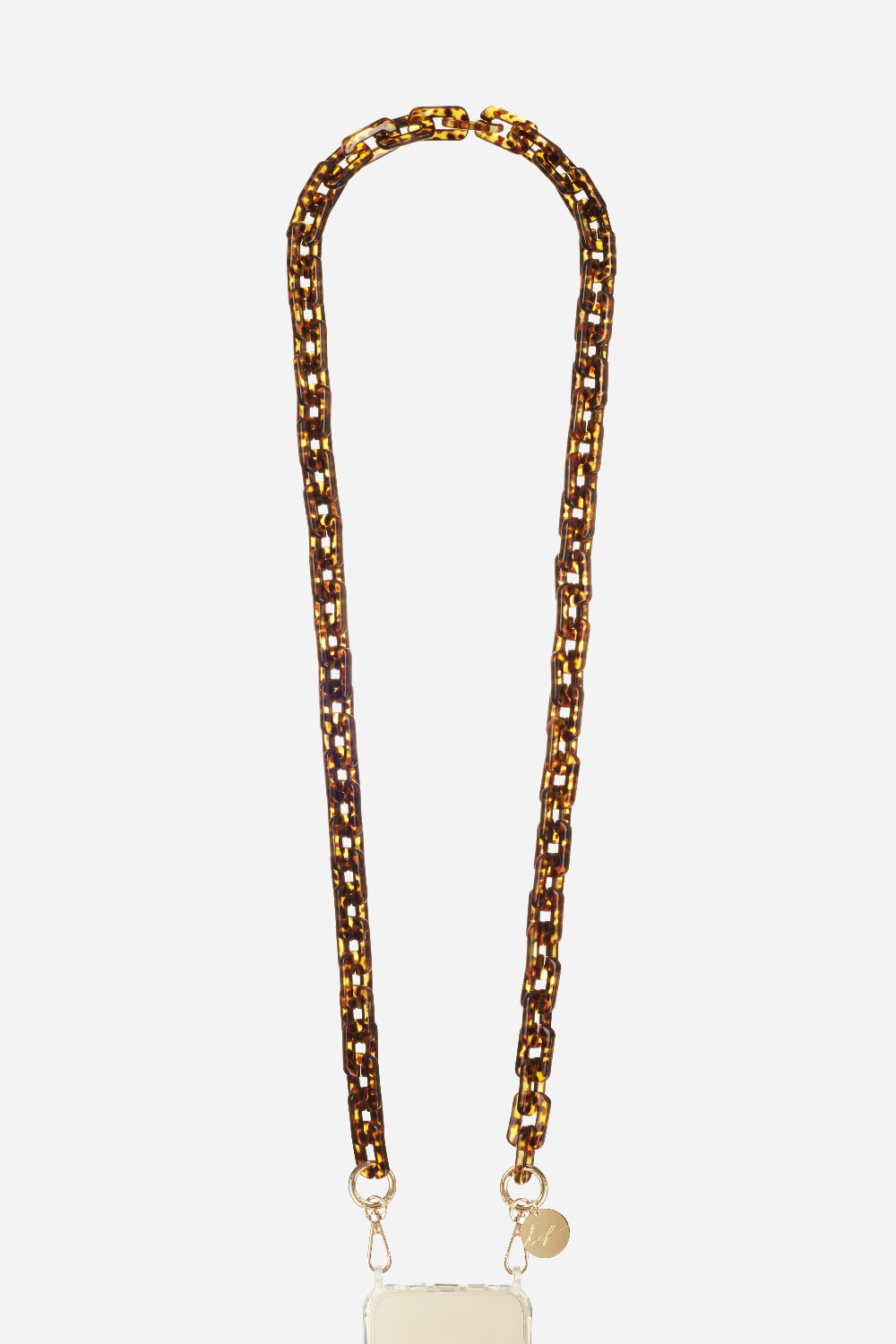 Chaine Longue Emmy Marron 120 cm