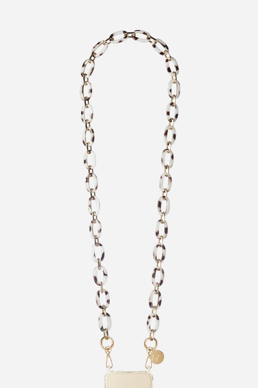 Chaine Longue Elise Blanc 120 cm