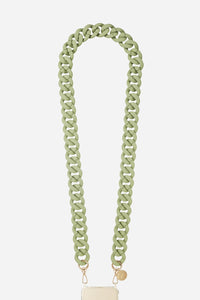 Chaine Longue Alice Vert 120 cm