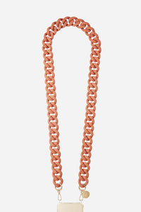 Chaine Longue Alice Rouille 120 cm