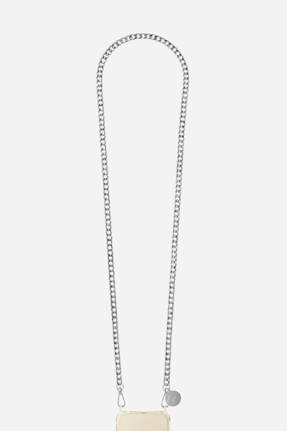 Chaine Longue Sona Argent 120 cm