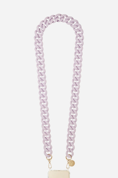 Chaine Longue Alice Violet 120 cm