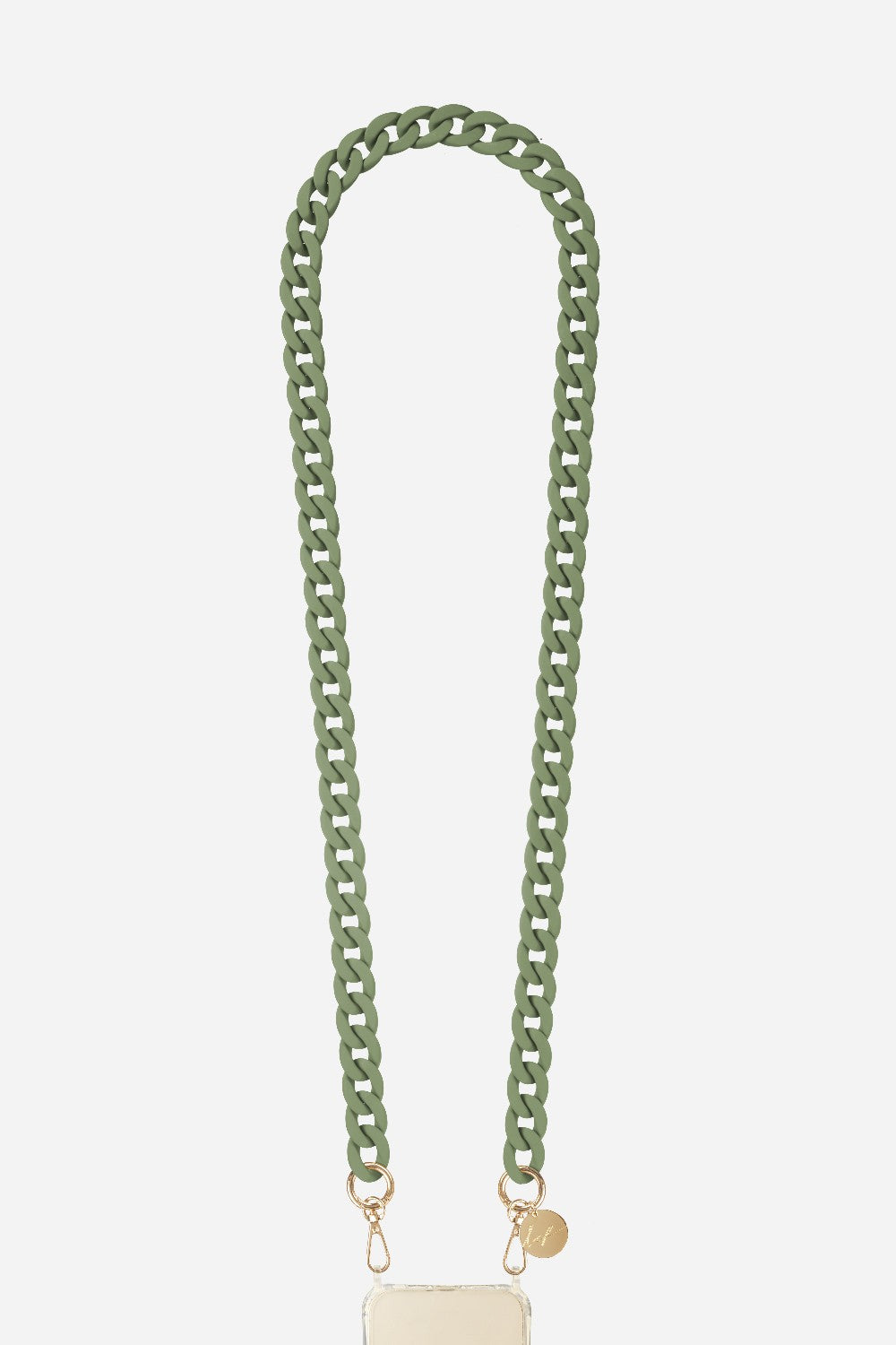 Chaine Longue Sarah Vert 120 cm