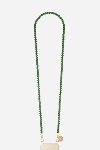 Chaine Longue Carla Vert 120 cm